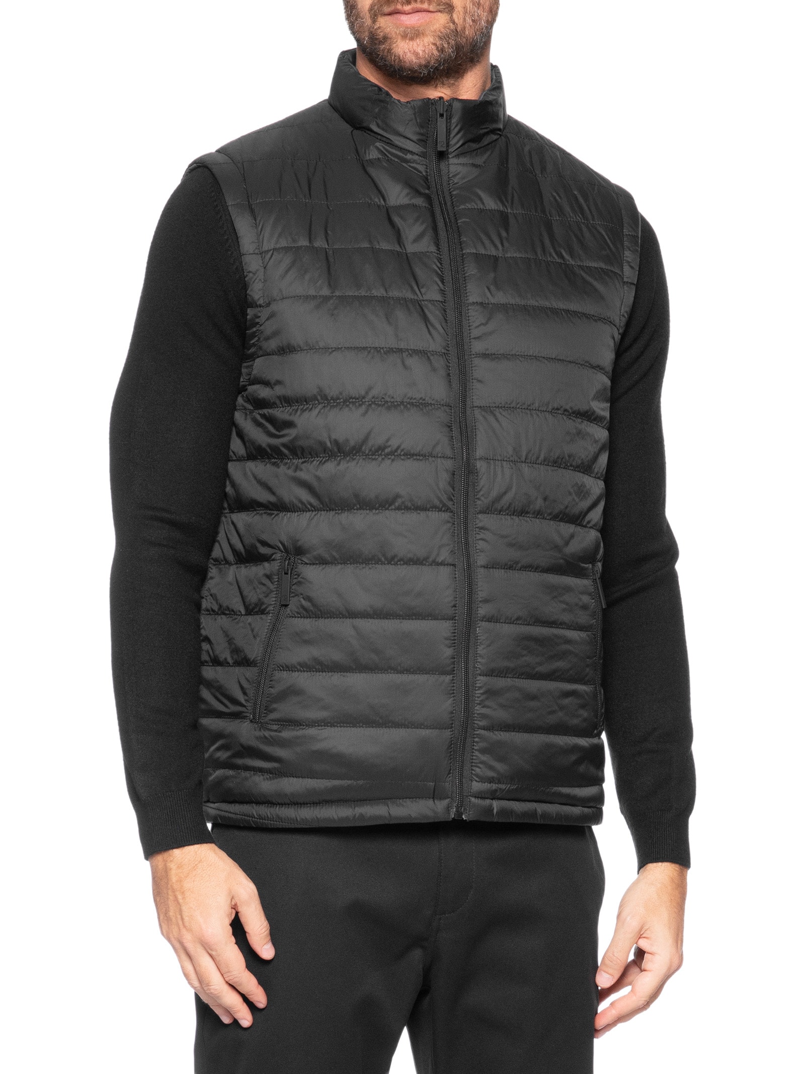 Colete Masculino Puffer Dupla Face Cinza '2 Essential