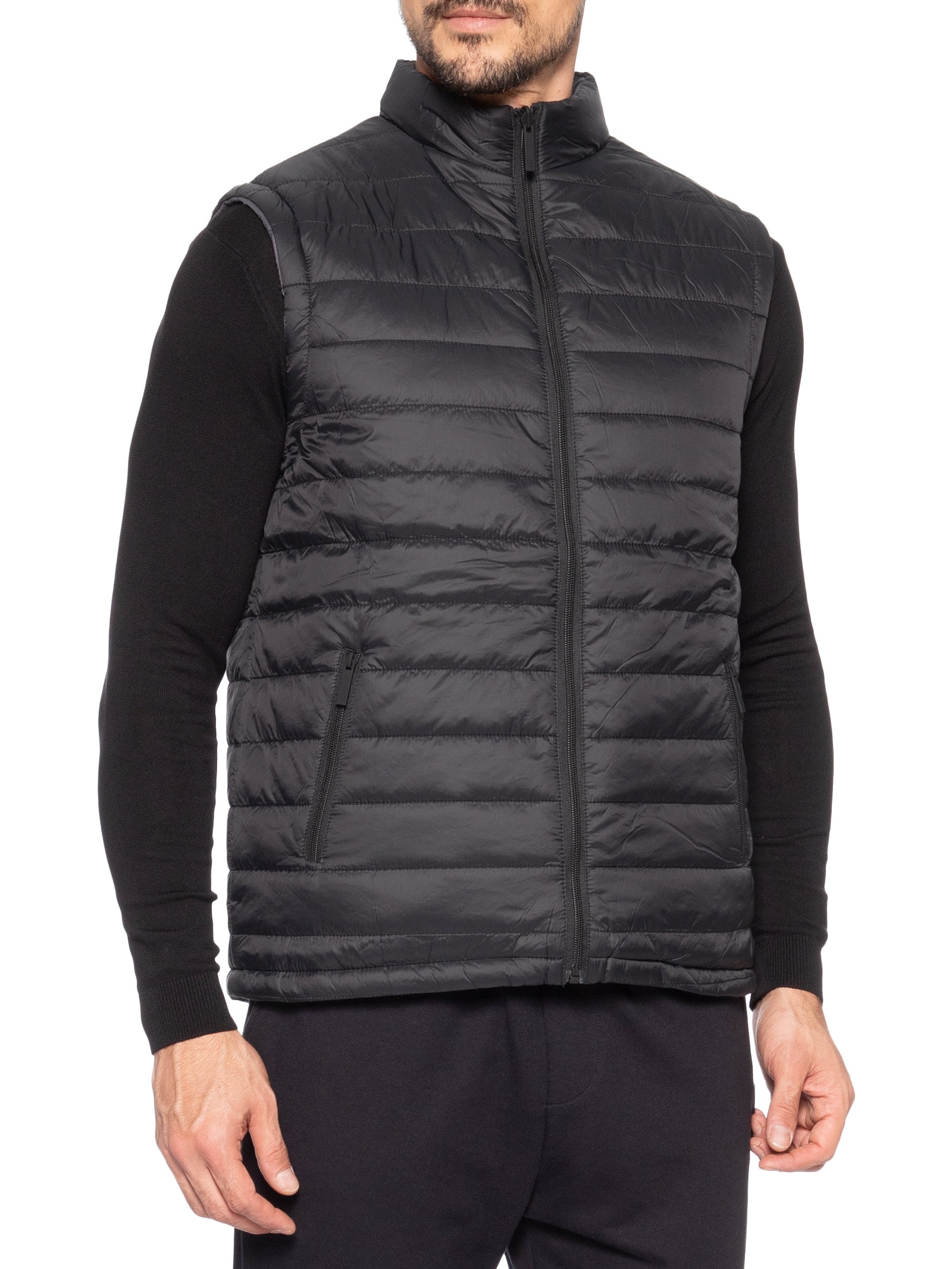Colete Masculino Puffer Dupla Face Cinza '2 Essential