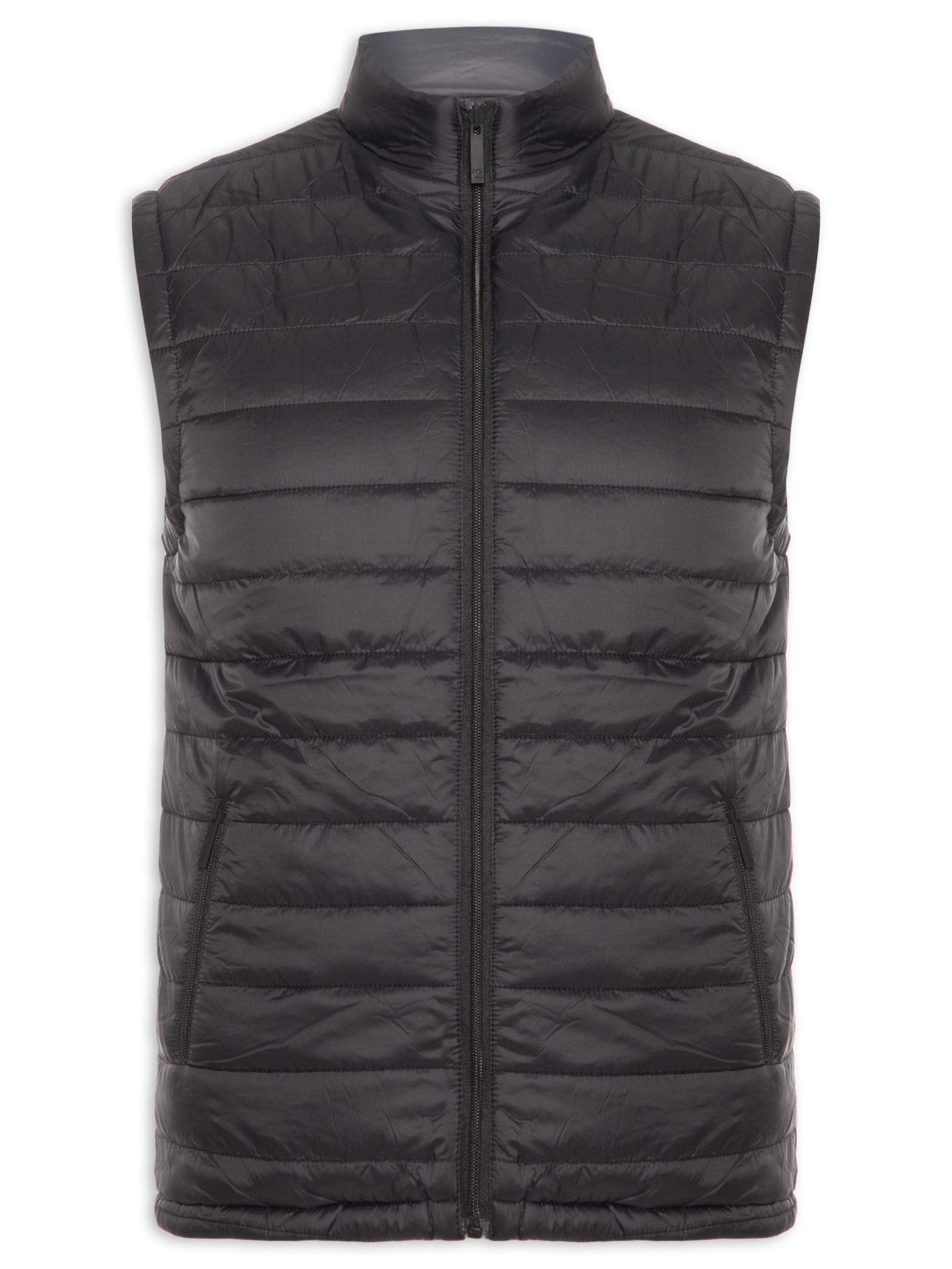 Colete Masculino Puffer Dupla Face Cinza '2 Essential