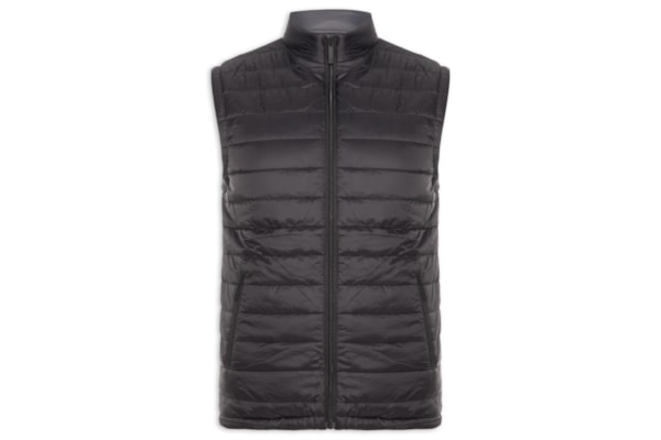 Colete Masculino Puffer Dupla Face - Cinza
