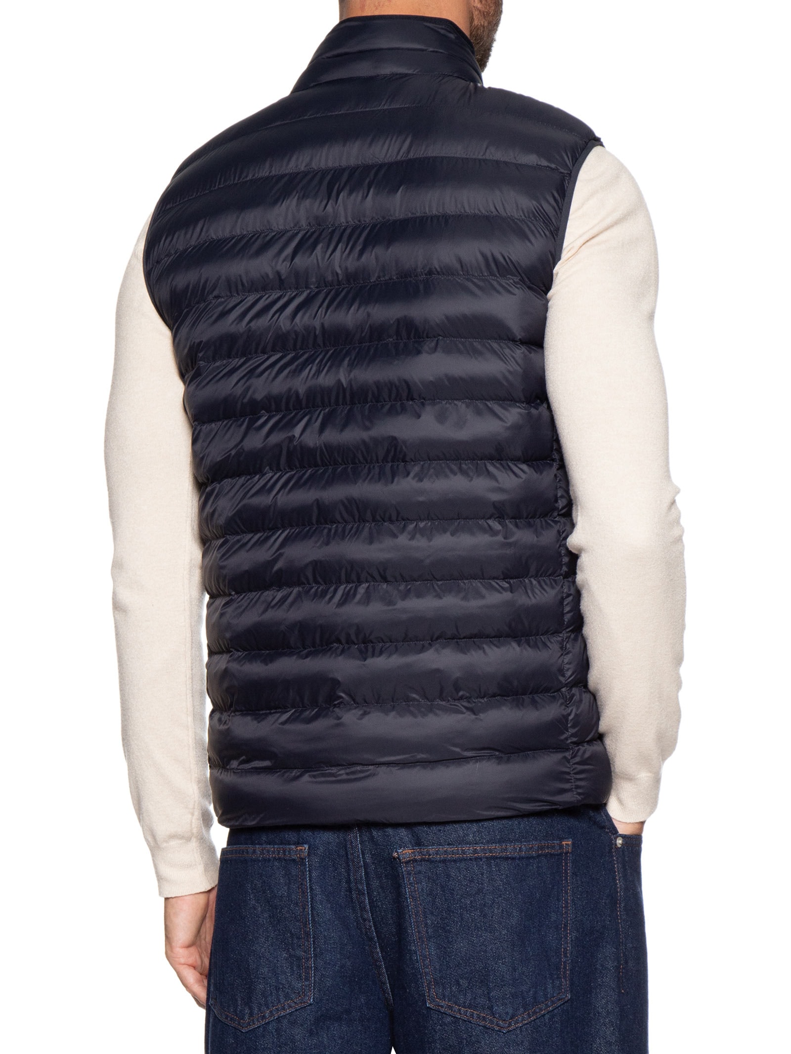 Colete Masculino Puffer Essential Logo No Peito Azul Tommy Hilfiger