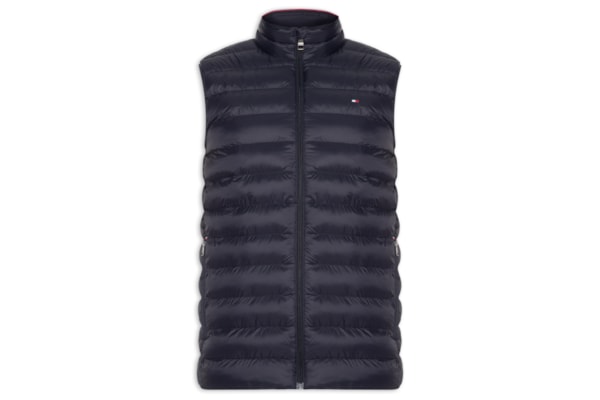 Colete Masculino Puffer Essential Logo No Peito - Azul