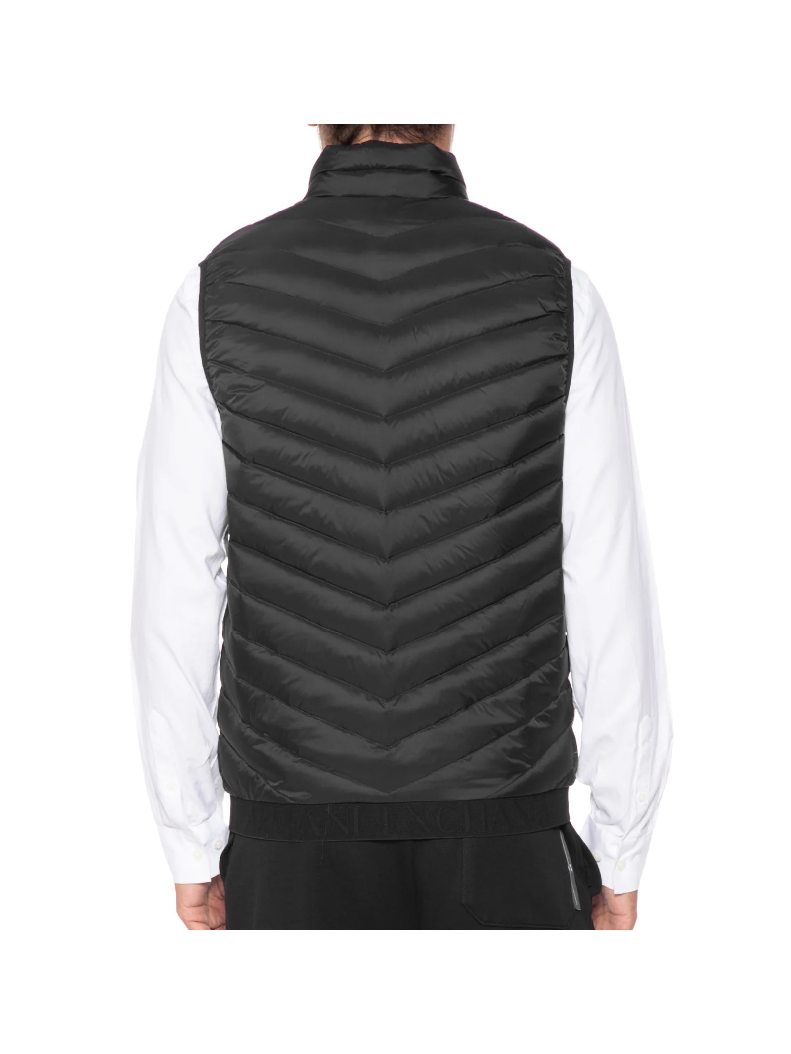 Colete Masculino Puffer Preto Armani Exchange
