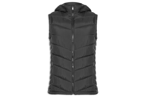 Colete Masculino Puffer - Preto