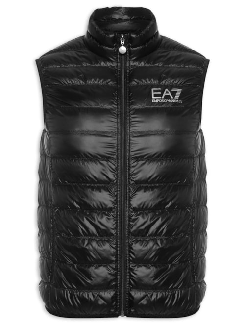 Colete Masculino Puffer – Preto