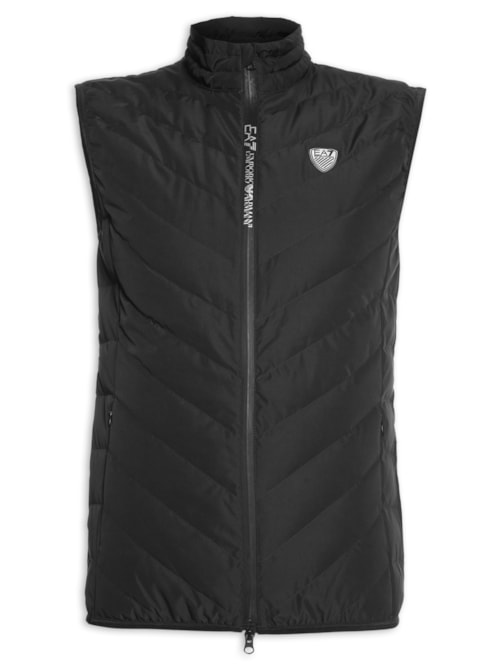 Colete Masculino Puffer – Preto