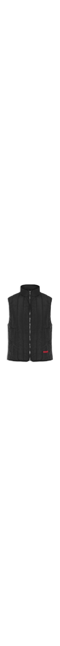 Colete Masculino Puffer Vertical Quilting Breno - Preto