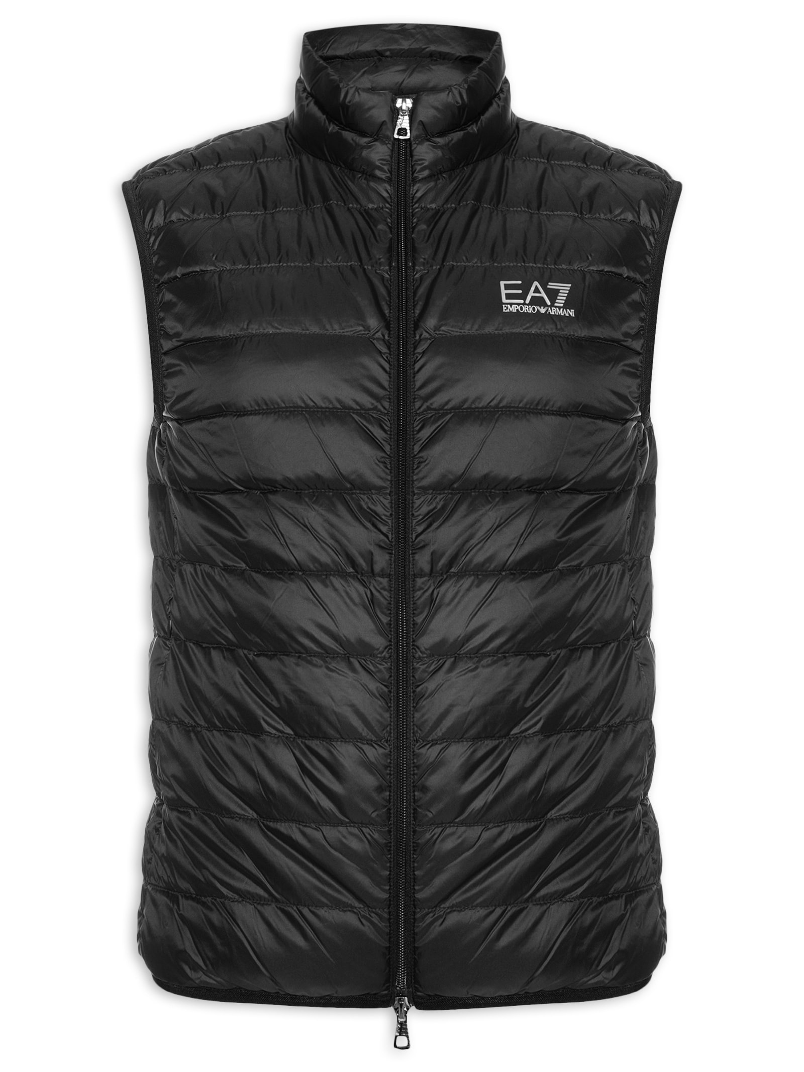 Colete Masculino Train Core Down Light Preto Ea7 Emporio Armani