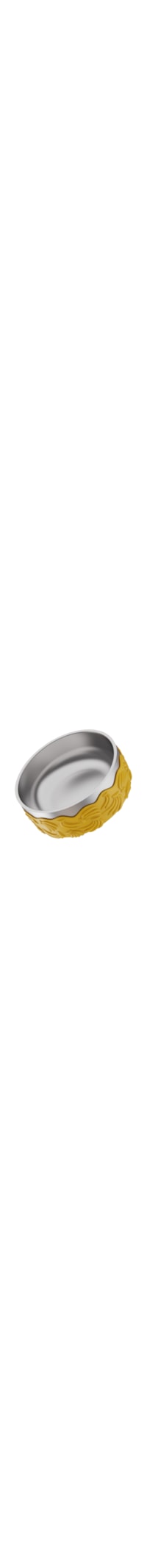 Comedouro Tuff Bowl Bananas - Amarelo