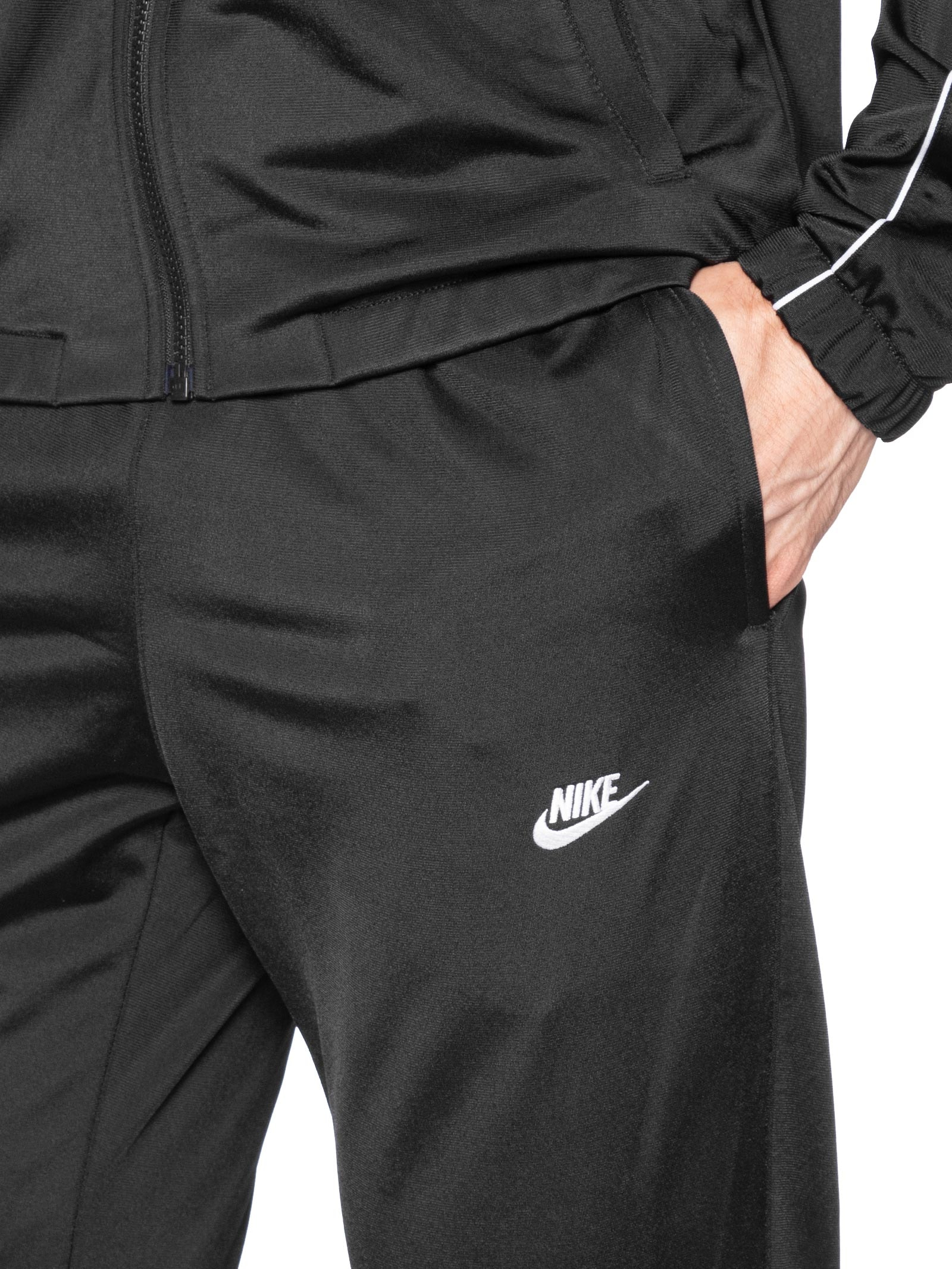 Conjunto Agasalho Masculino Club Poly Knit Tracksuit Preto Nike