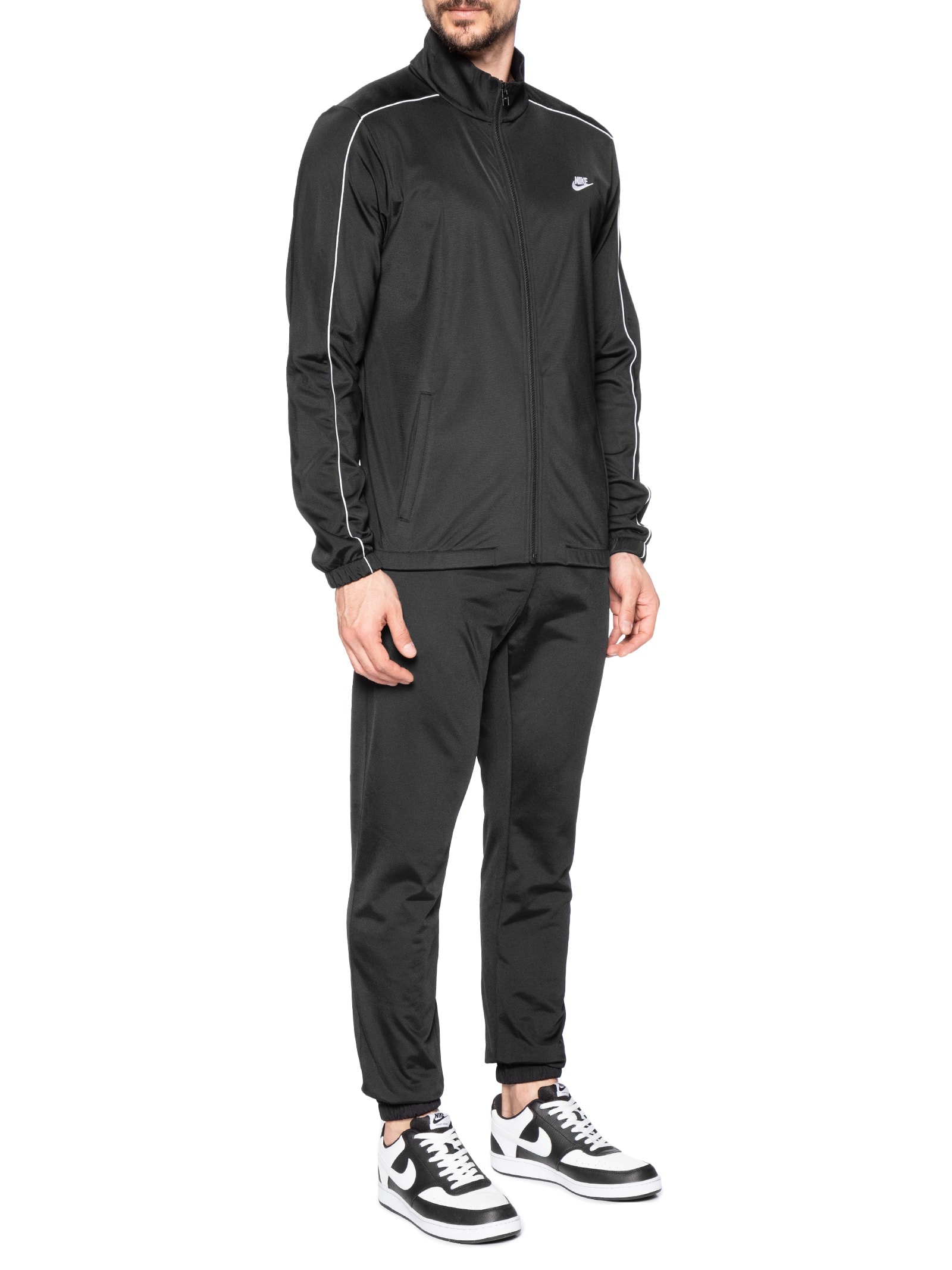 Conjunto Agasalho Masculino Club Poly Knit Tracksuit - Preto - Nike