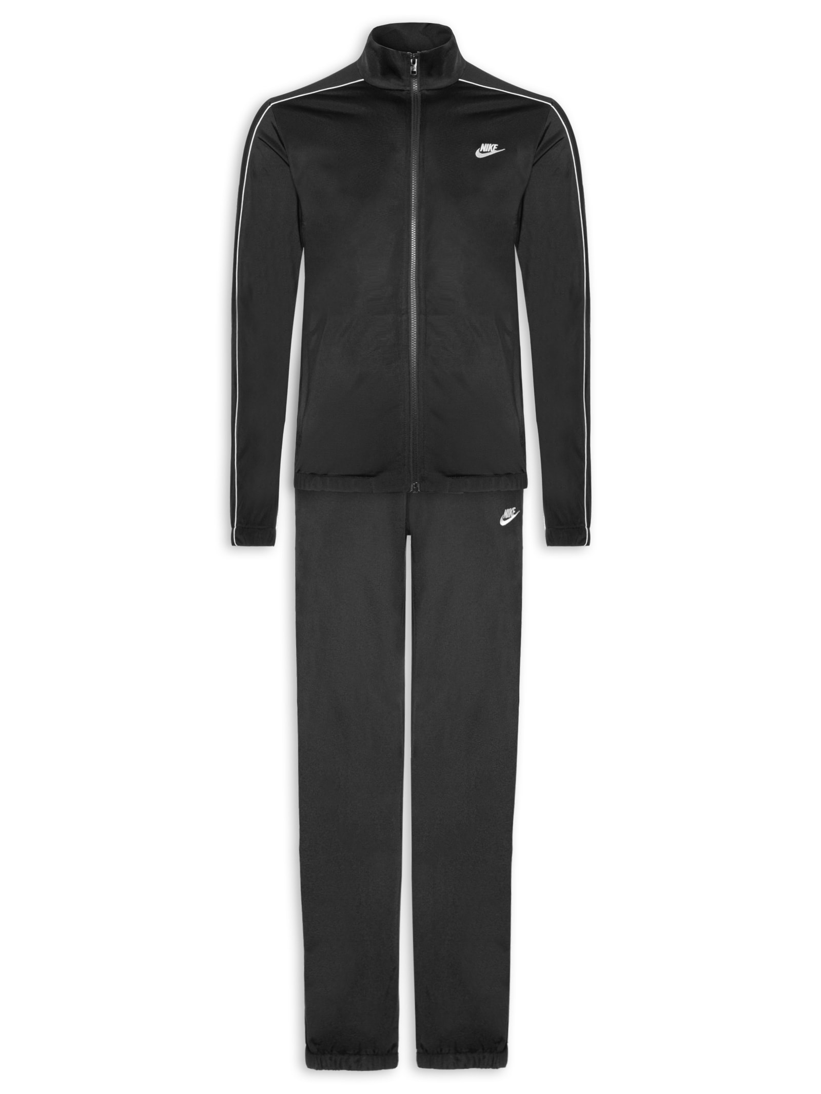 Conjunto Agasalho Masculino Club Poly Knit Tracksuit Preto Nike