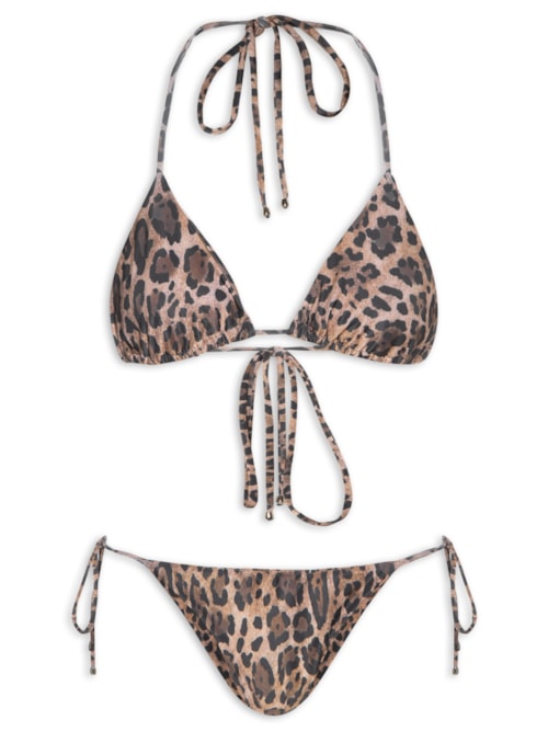 Conjunto Biquíni Cortininha – Animal Print