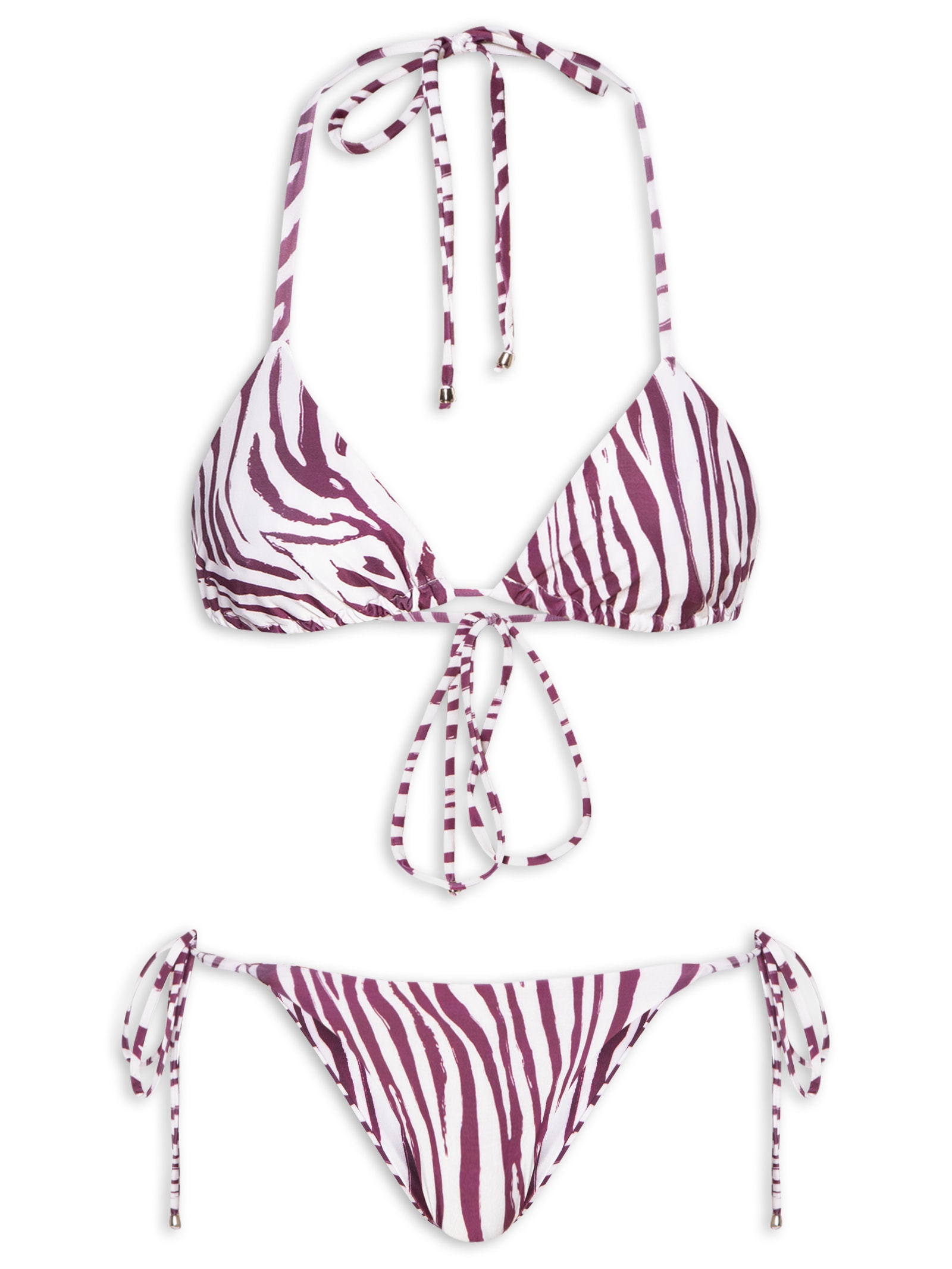 Conjunto Biquíni Cortininha Zebra Animal Print '2Essential