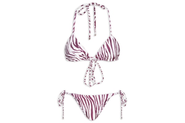 Conjunto Biquíni Cortininha Zebra - Animal Print