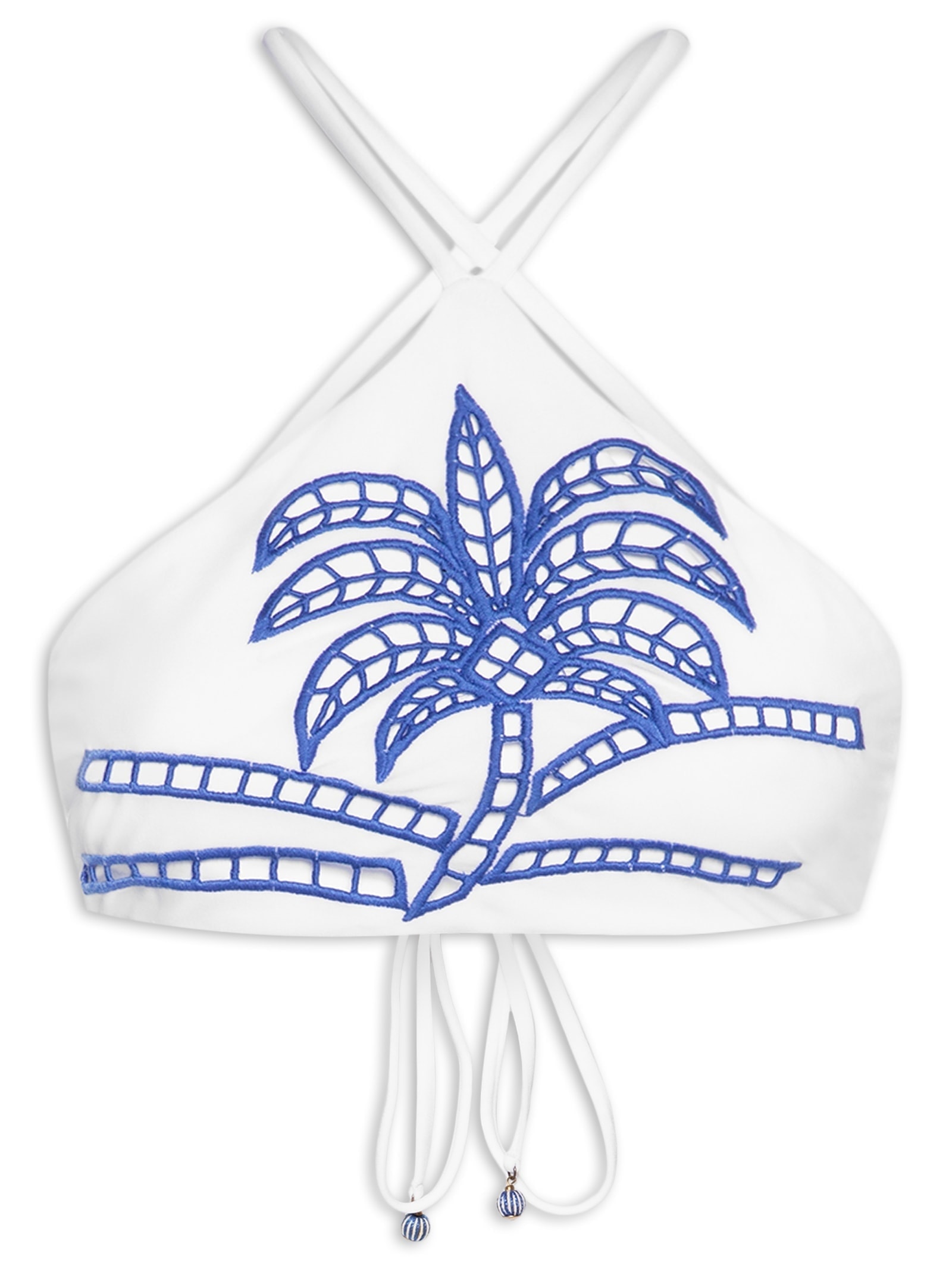 Conjunto Biquíni Richilieu Branco Farm Praia