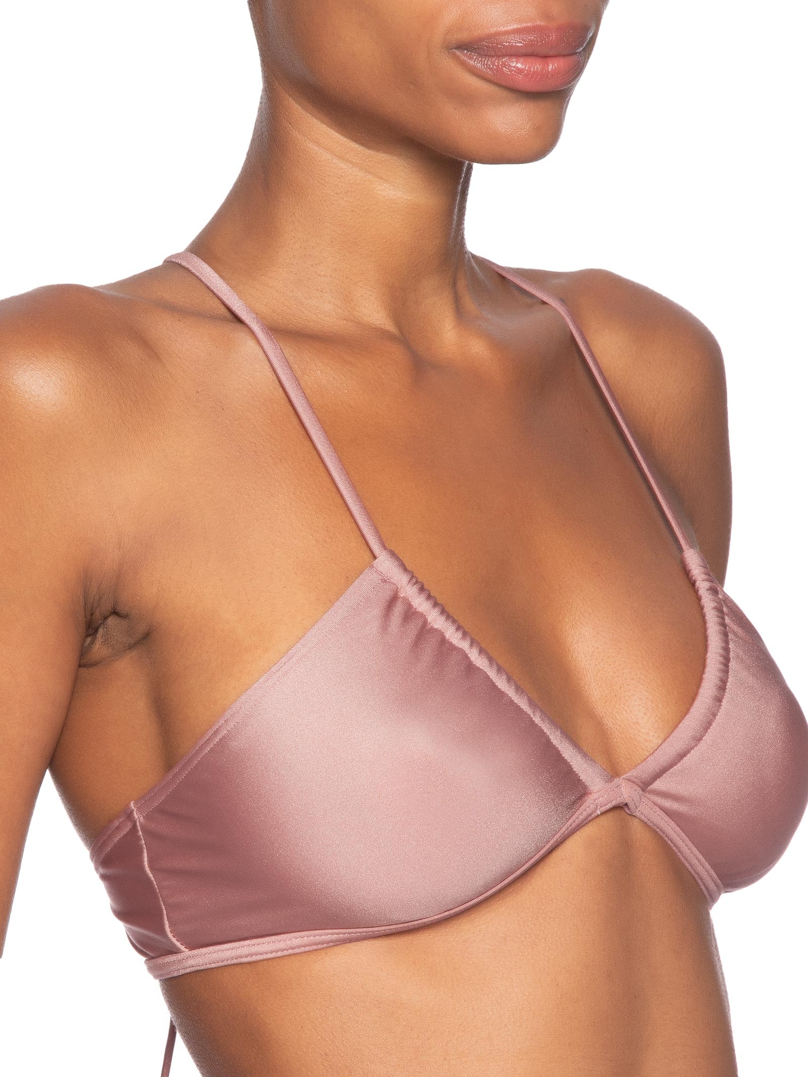 Conjunto Biquíni Top Cortininha Invertida Rosa '2Essential