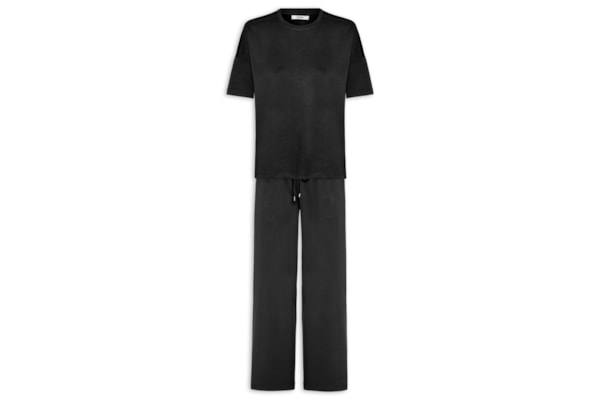 Conjunto Feminino Básico Em Malha - Preto