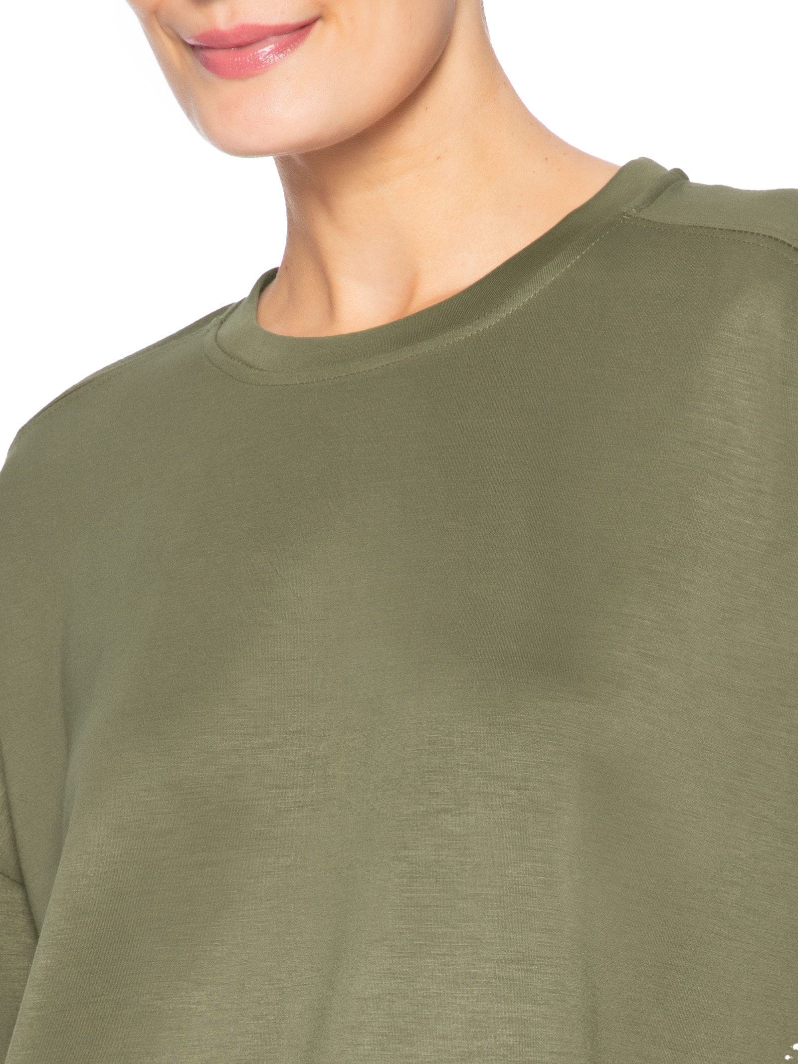 Conjunto Feminino Básico Em Malha Verde Basiq