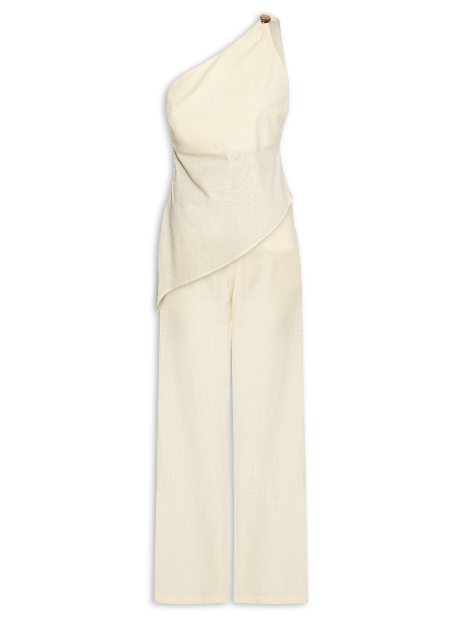 Conjunto Feminino Blusa E Calça Pantalona Amarelo Market 33