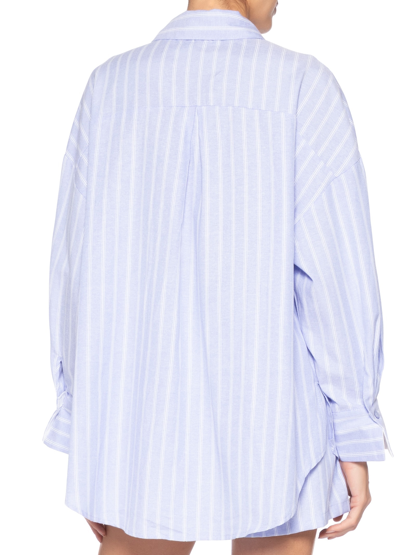 Conjunto Feminino Camisa e Short Azul Market 33