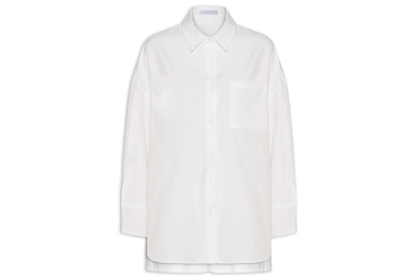 Conjunto Feminino Camisa e Short - Branco