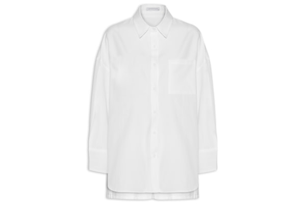 Conjunto Feminino Camisa e Short - Branco