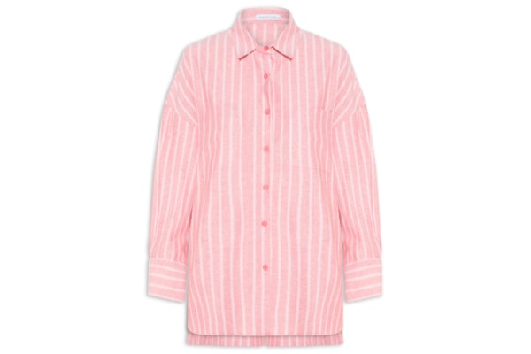 Conjunto Feminino Camisa e Short - Vermelho