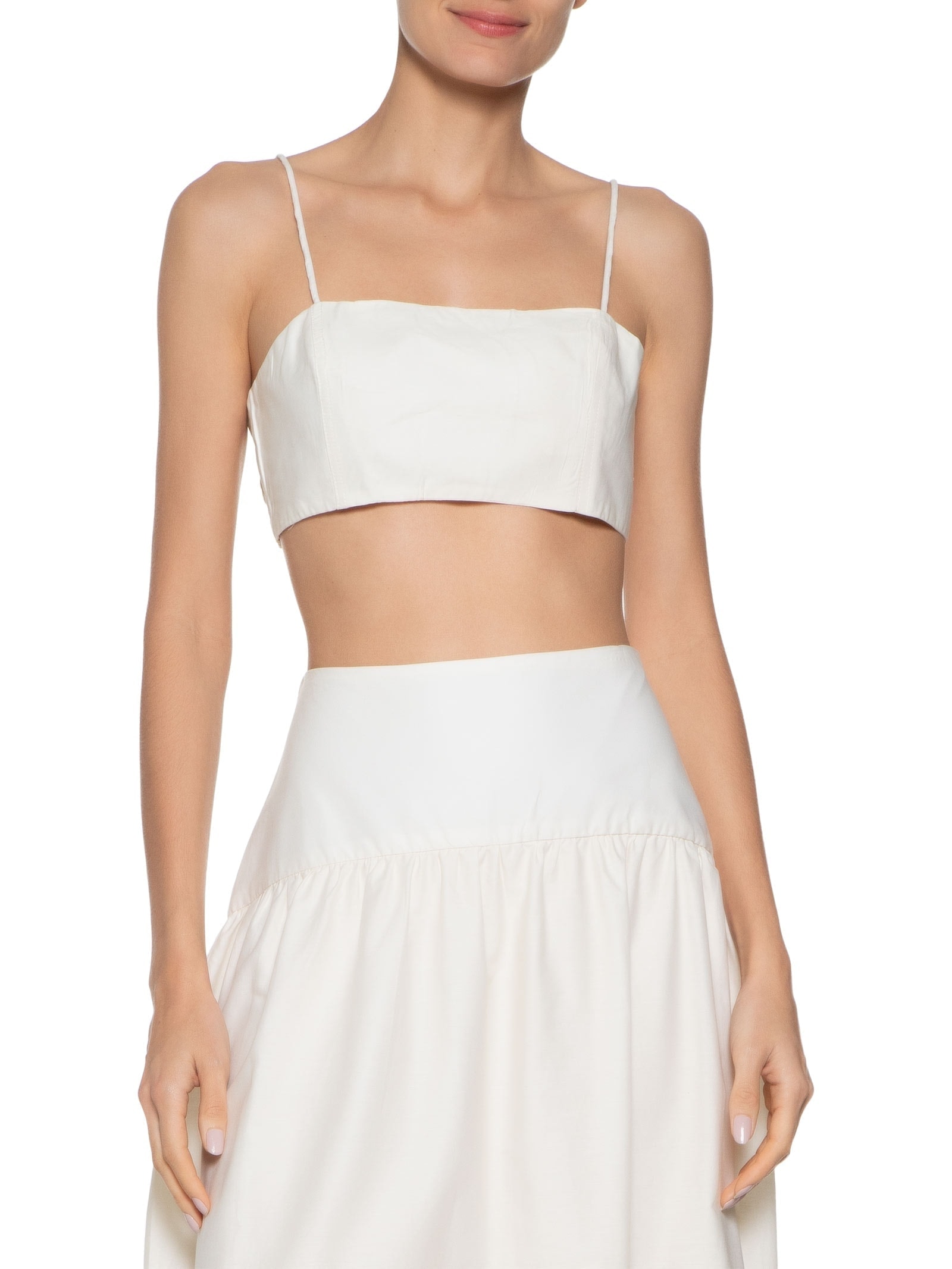 Conjunto Feminino Camisa E Top Estampa Horizonte Off White Dress To