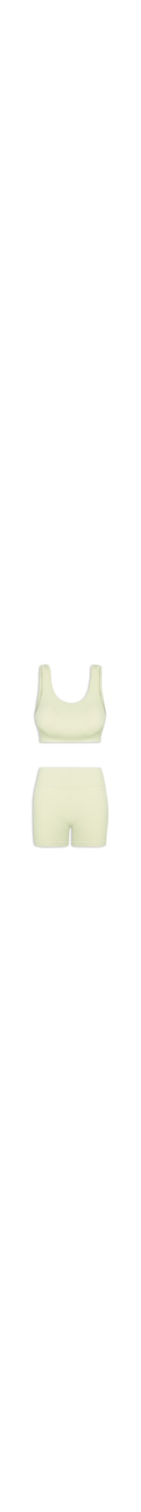 Conjunto Feminino Canelado Short E Top - Verde