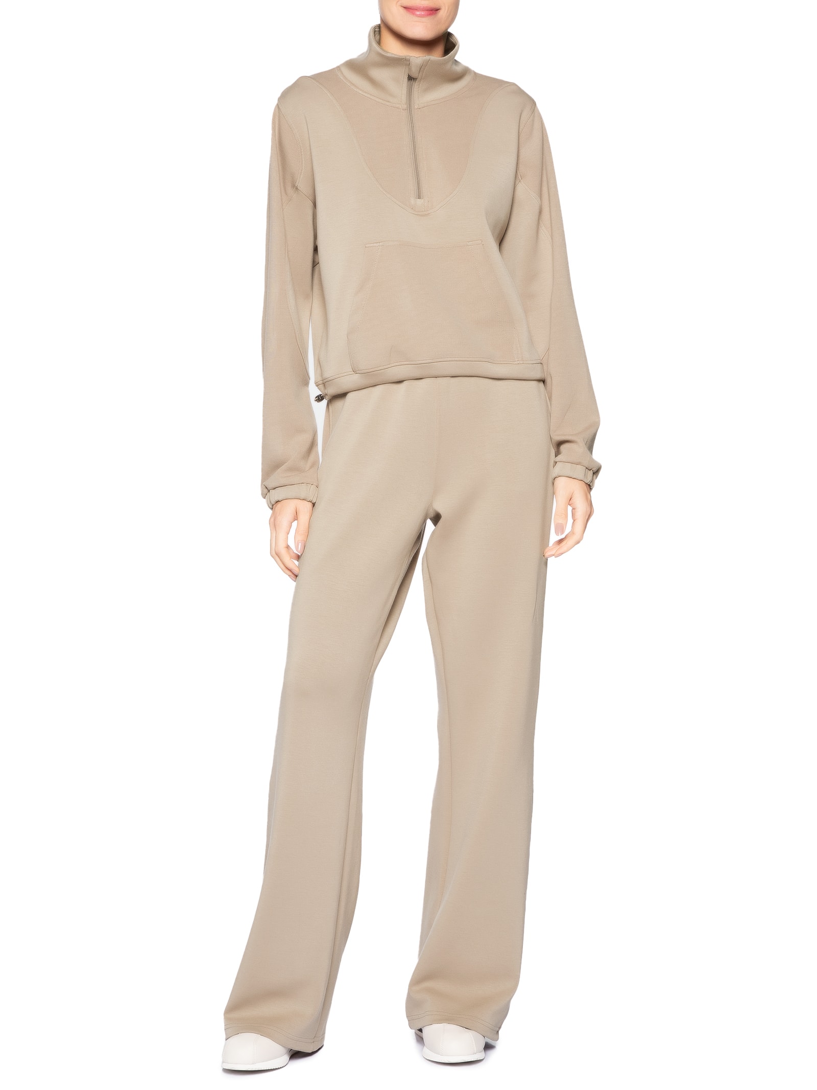 Conjunto Feminino de Moletom – Bege Market 33