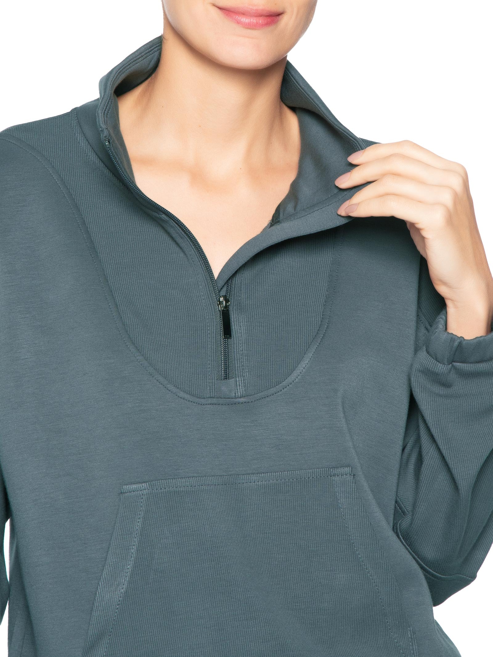 Conjunto Feminino de Moletom – Cinza Market 33