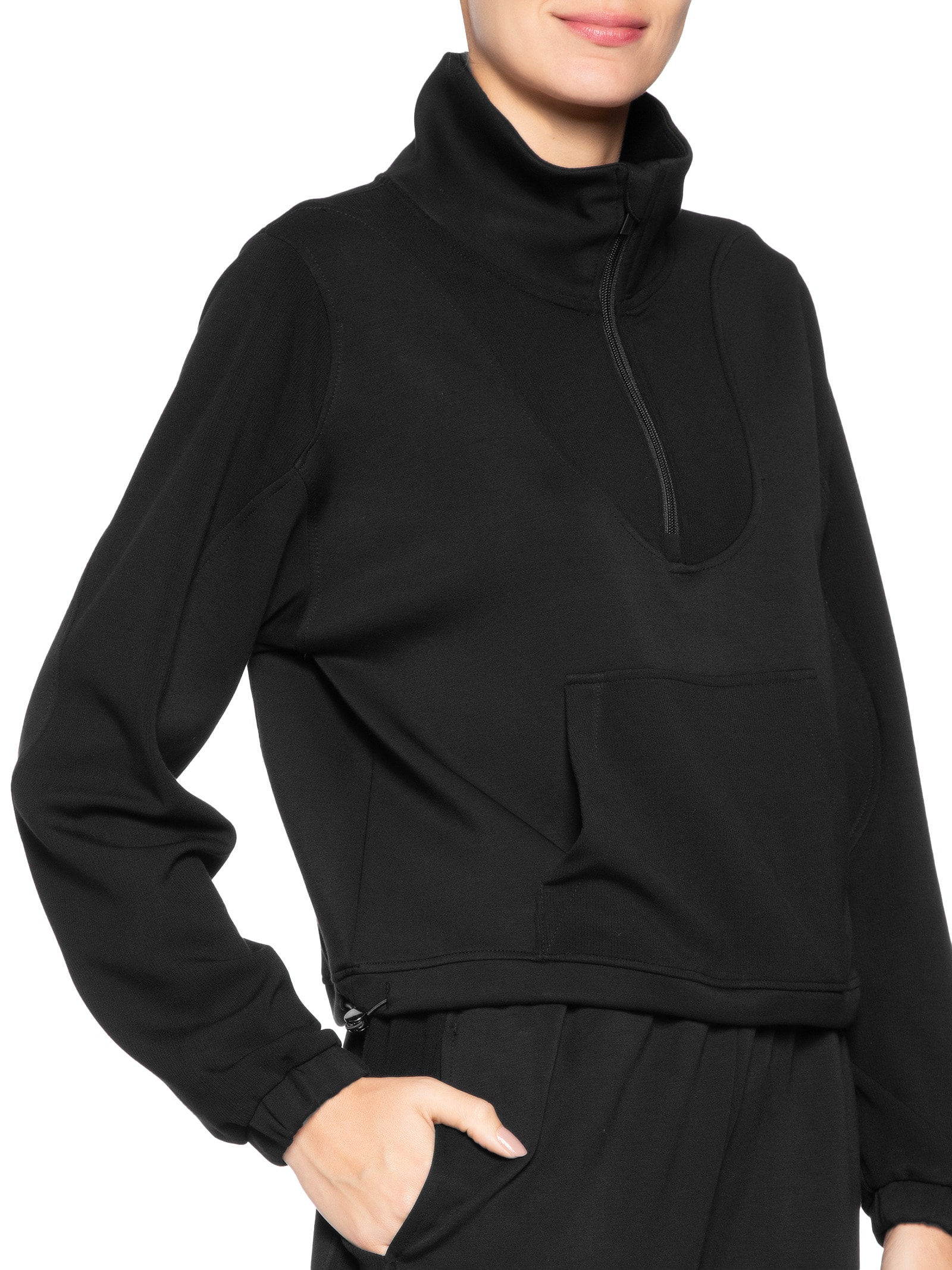 Conjunto Feminino de Moletom – Preto Market 33