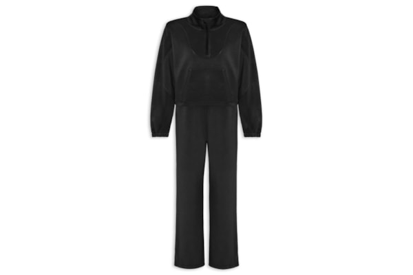 Conjunto Feminino de Moletom – Preto