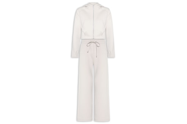 Conjunto Feminino Em Moletom - Off White