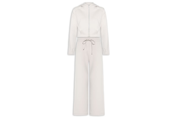Conjunto Feminino Em Moletom - Off White
