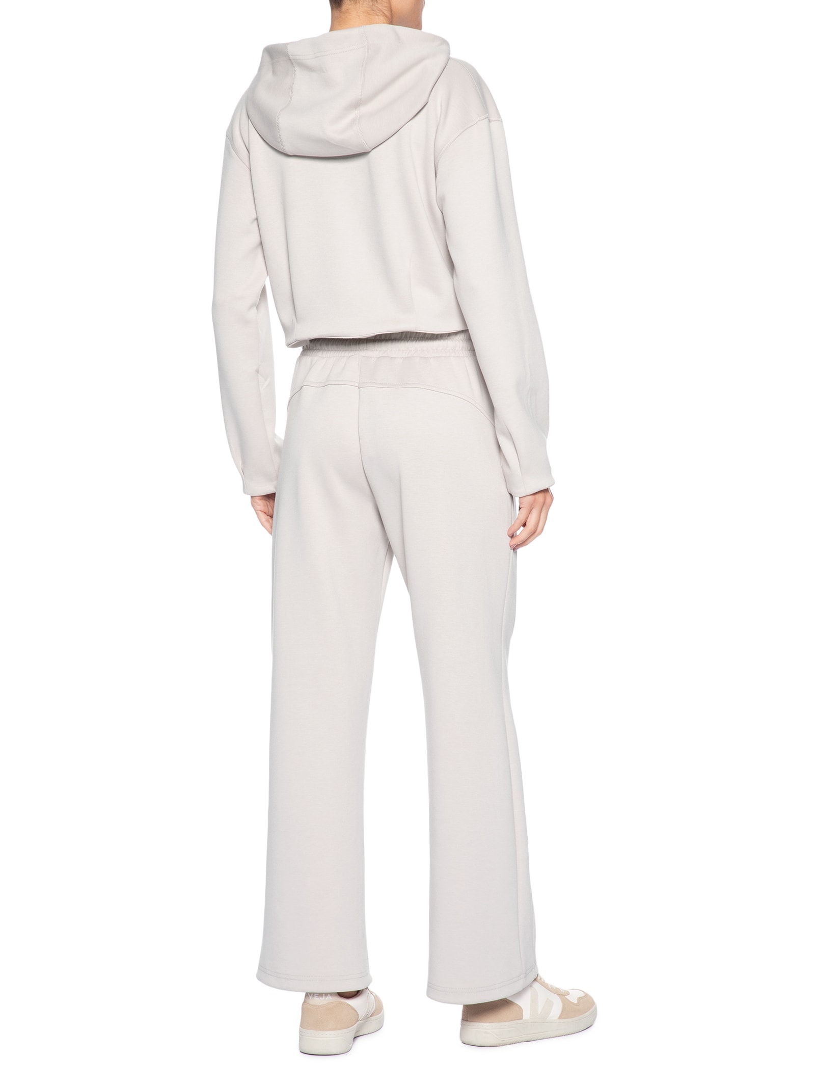 Conjunto Feminino Em Moletom Off White Basiq