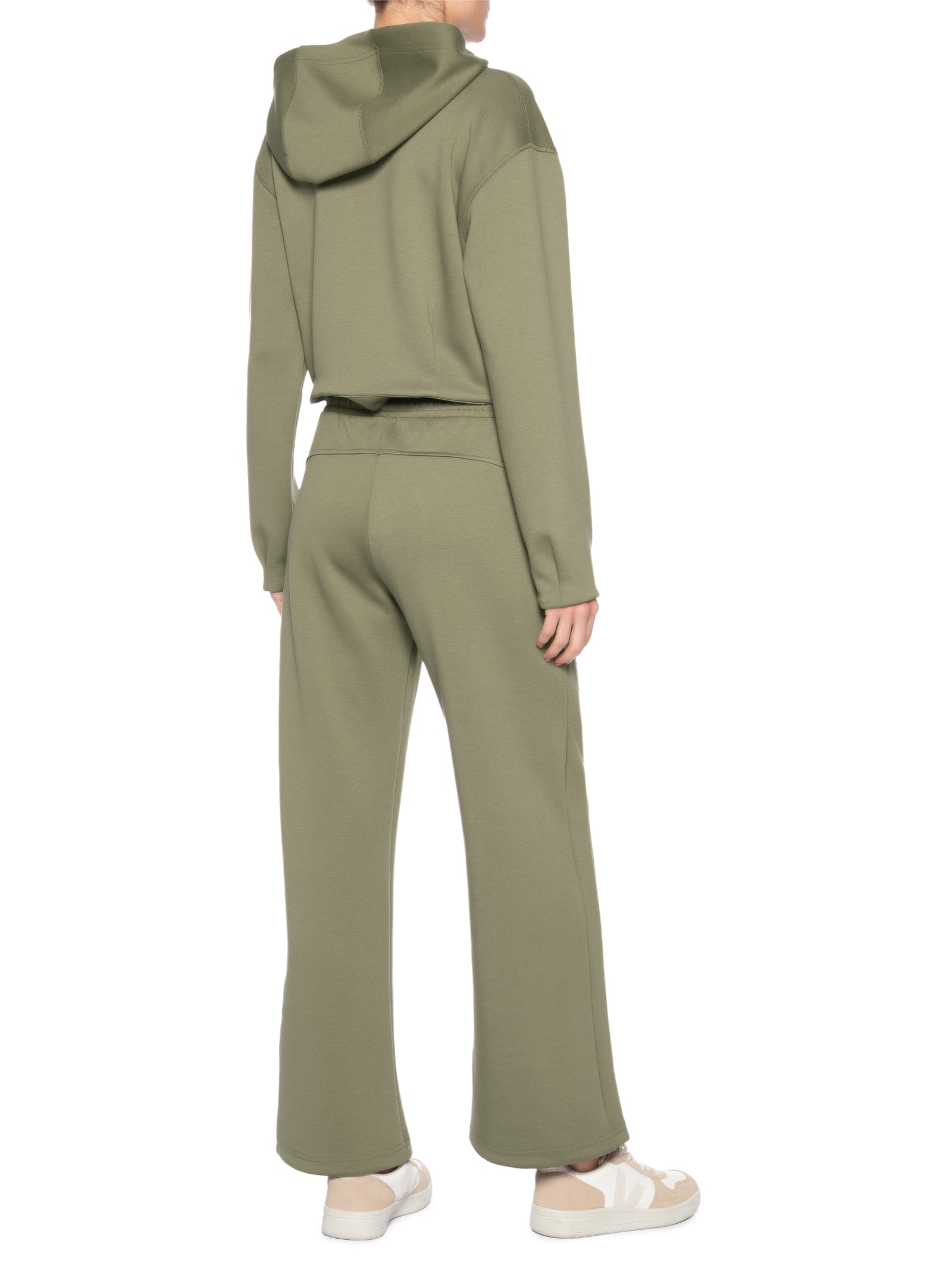 Conjunto Feminino Em Moletom – Verde Basiq