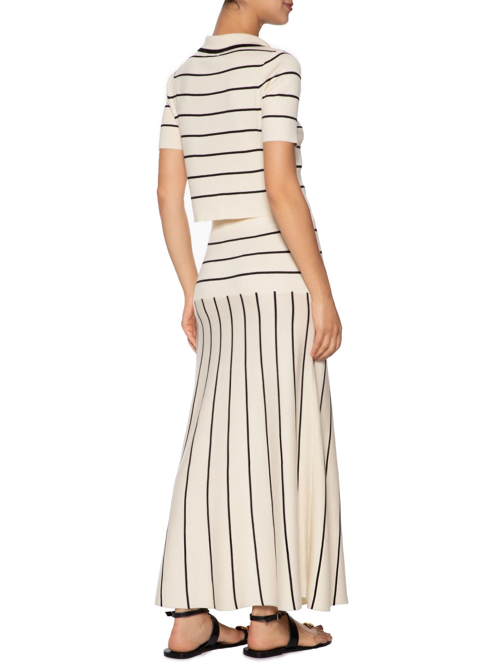 Conjunto Feminino Em Tricot Bege   Market 33