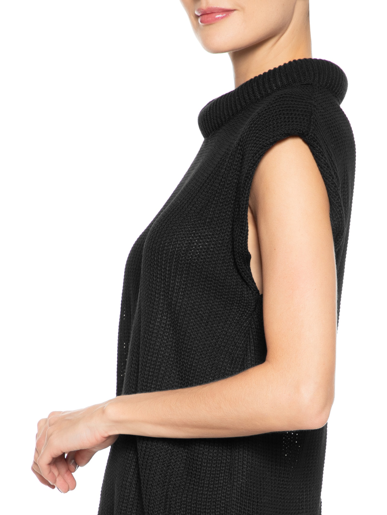 Conjunto Feminino Em Tricot Preto Market 33