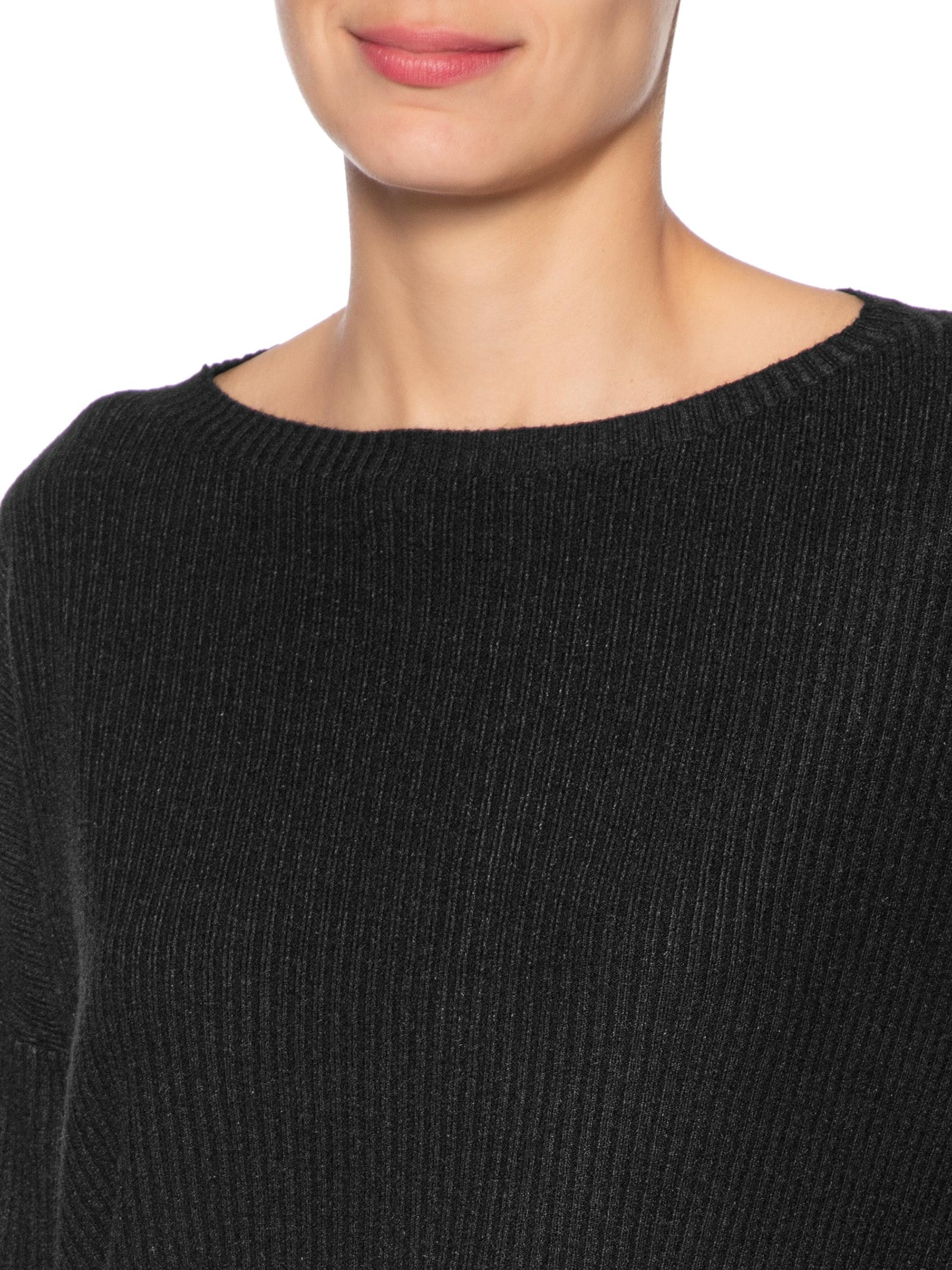 Conjunto Feminino Em Tricot Preto Basiq