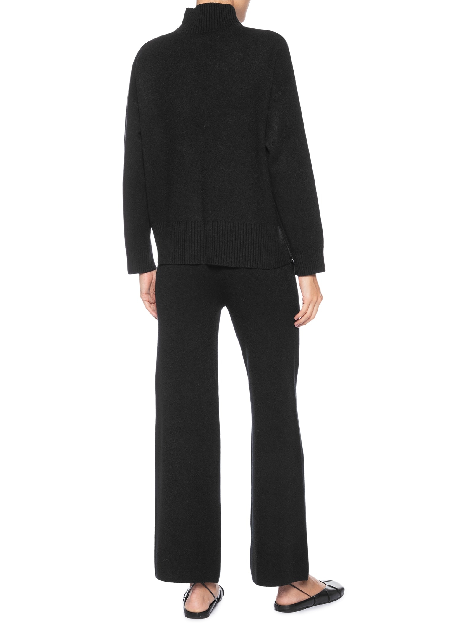 Conjunto Feminino em Tricot Preto Market 33