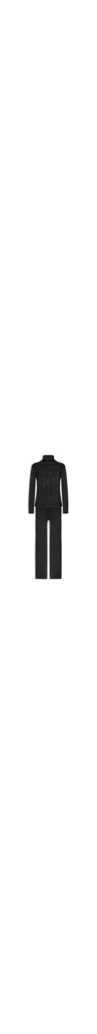 Conjunto Feminino Em Tricot Texturizado - Preto