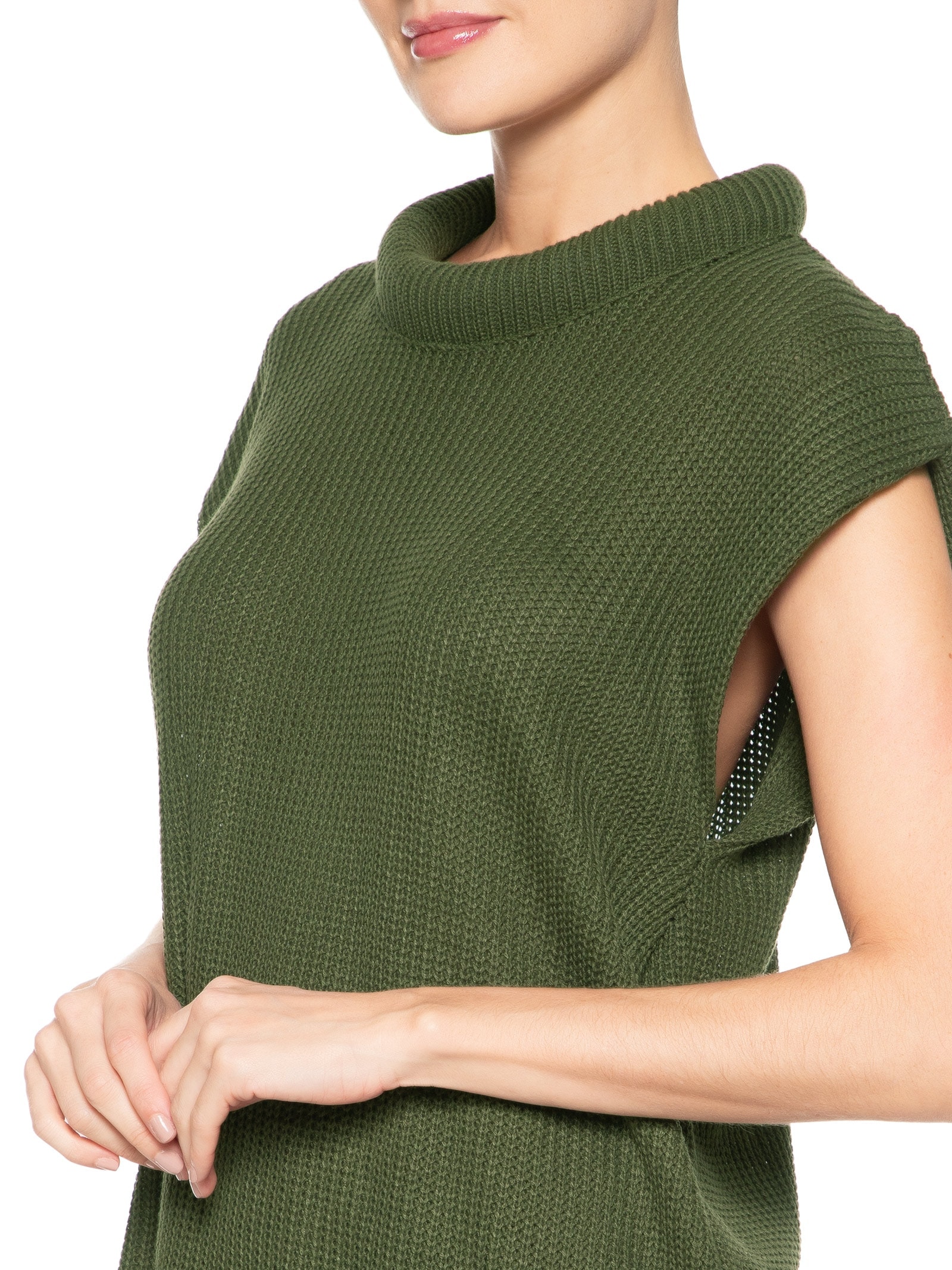 Conjunto Feminino Em Tricot Verde Market 33