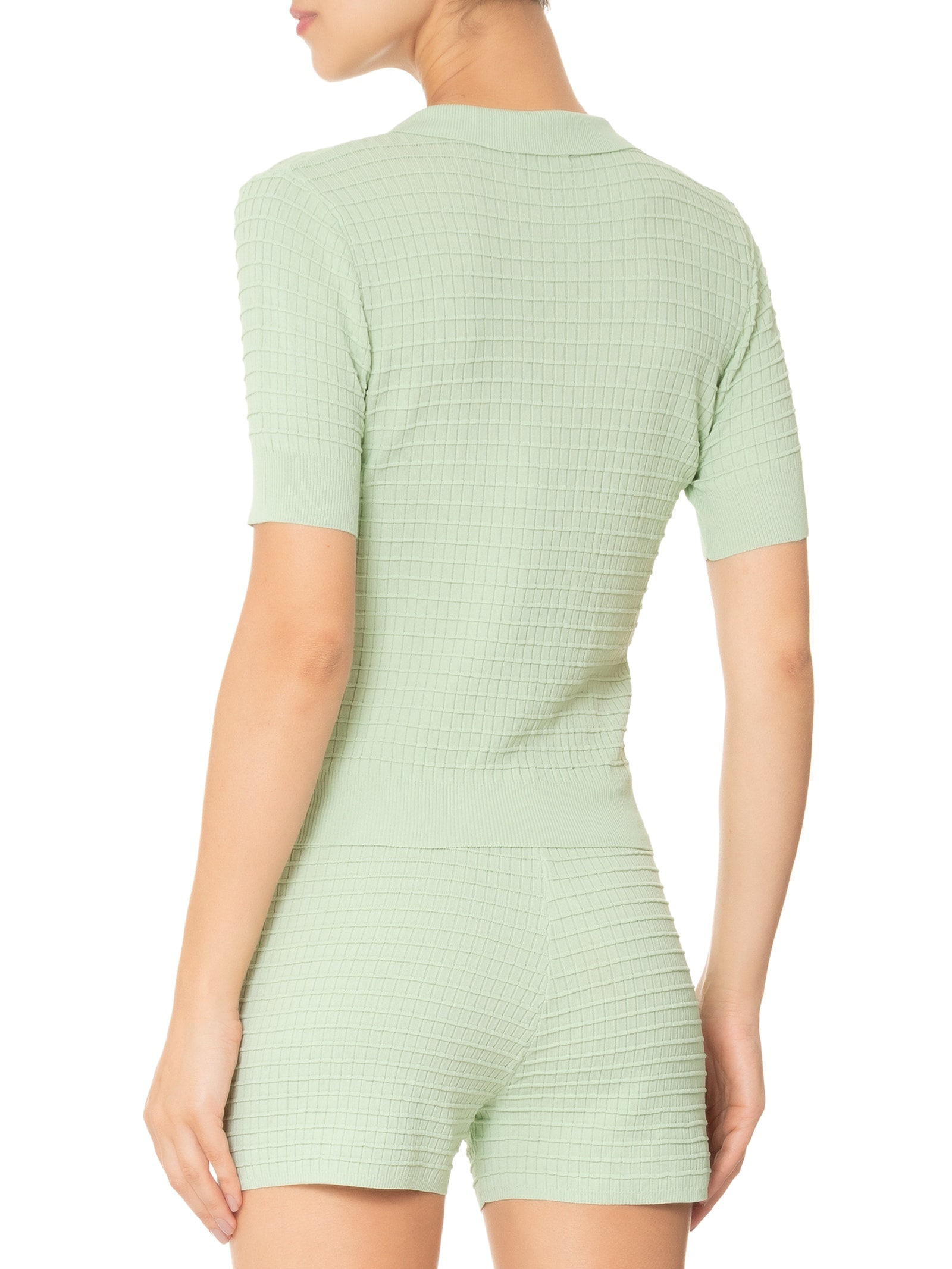 Conjunto Feminino Em Tricot Verde Market 33