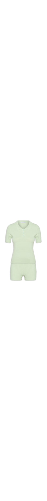 Conjunto Feminino Em Tricot - Verde