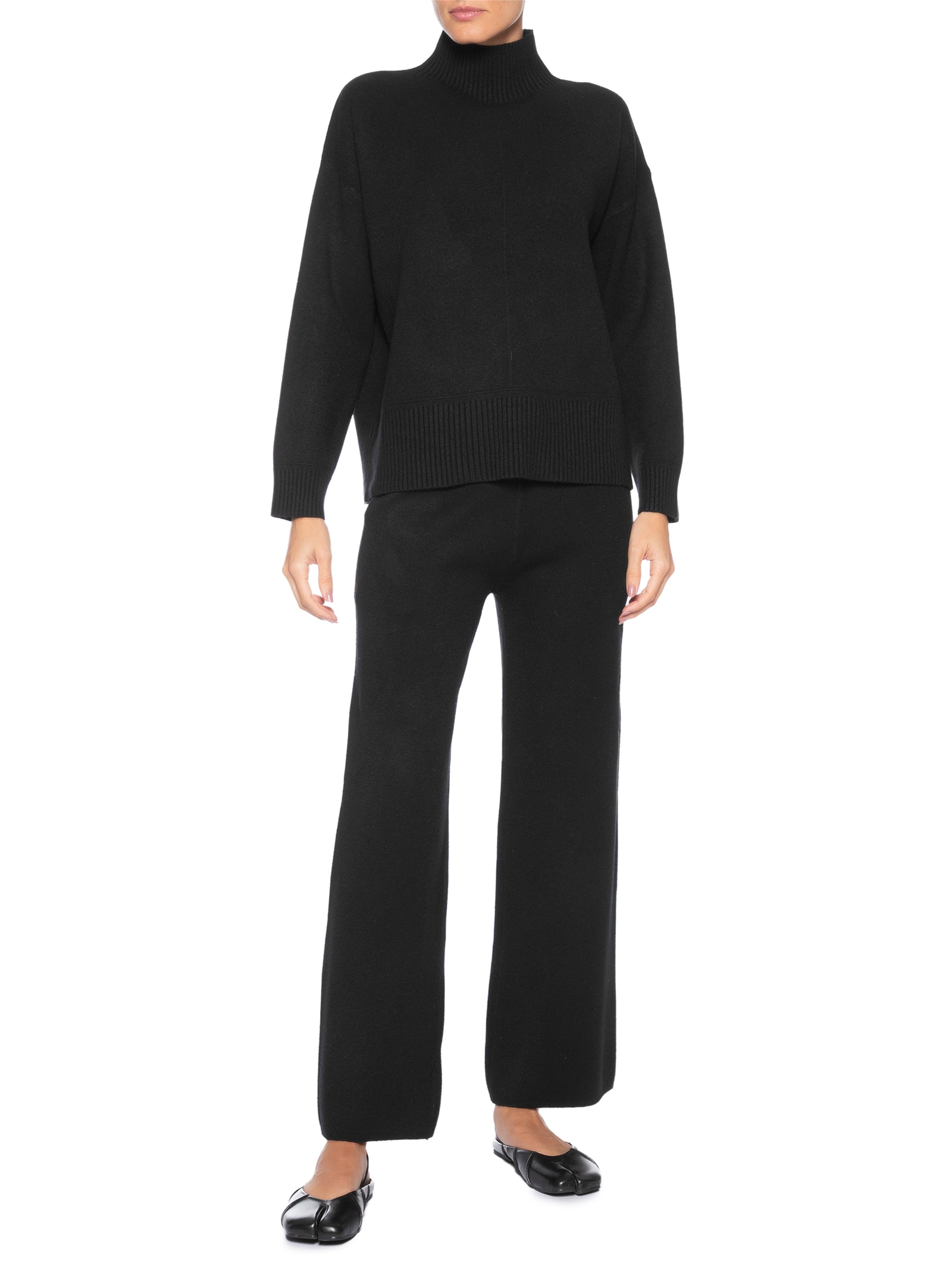 Conjunto Feminino em Tricot – Preto Market 33