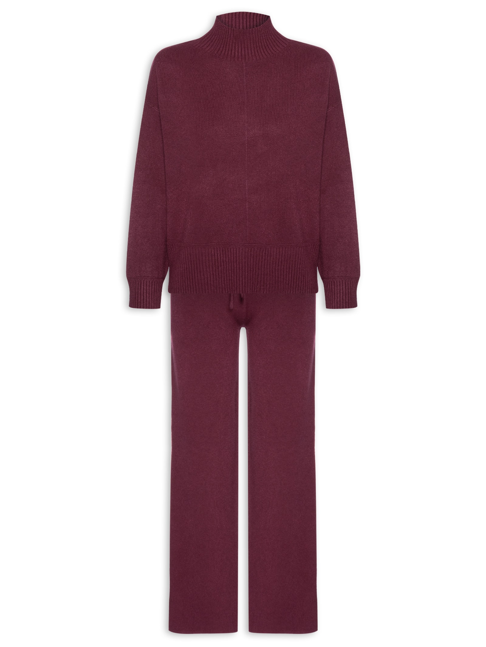 Conjunto Feminino em Tricot – Vermelho Market 33