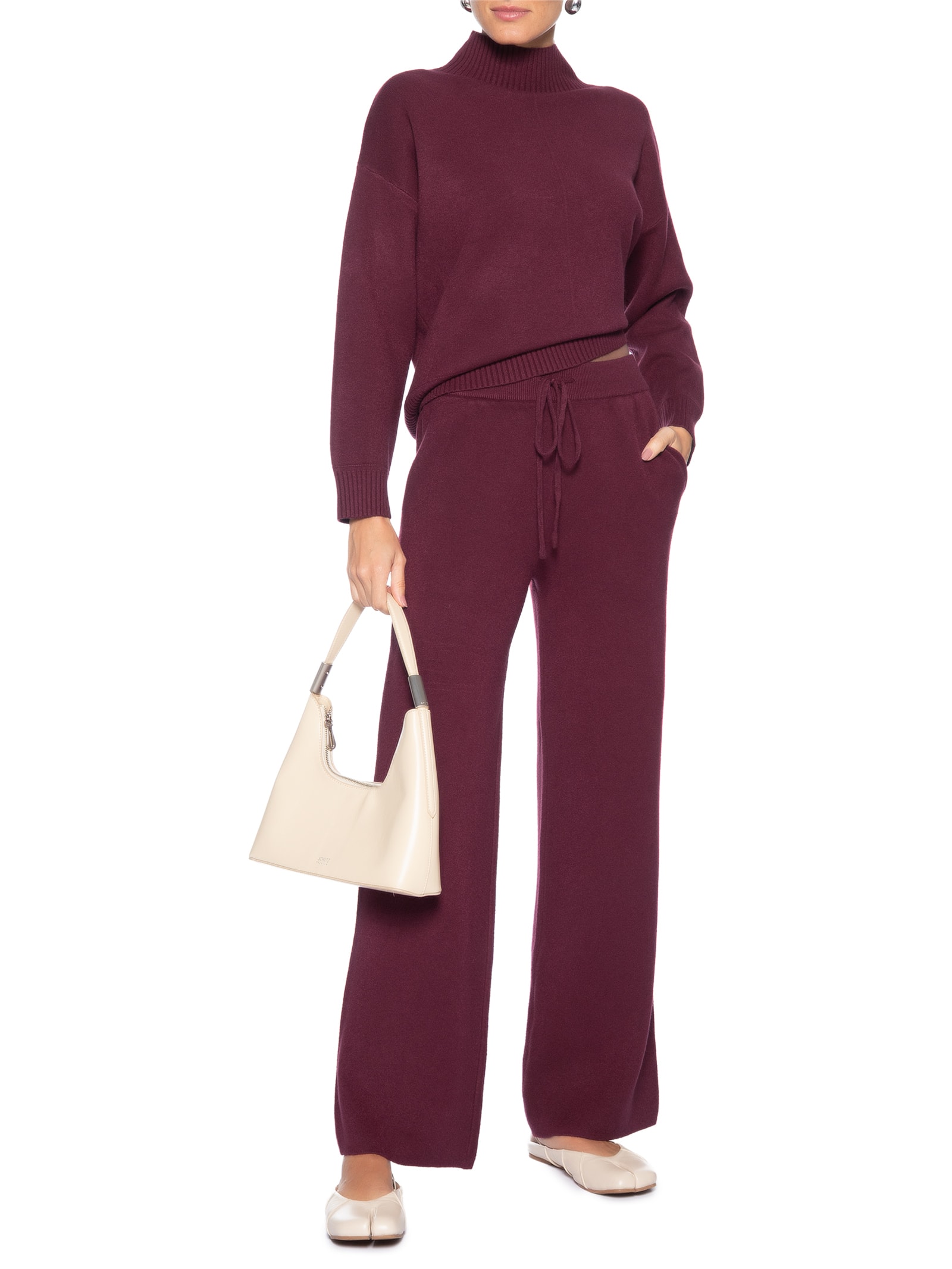 Conjunto Feminino em Tricot – Vermelho Market 33