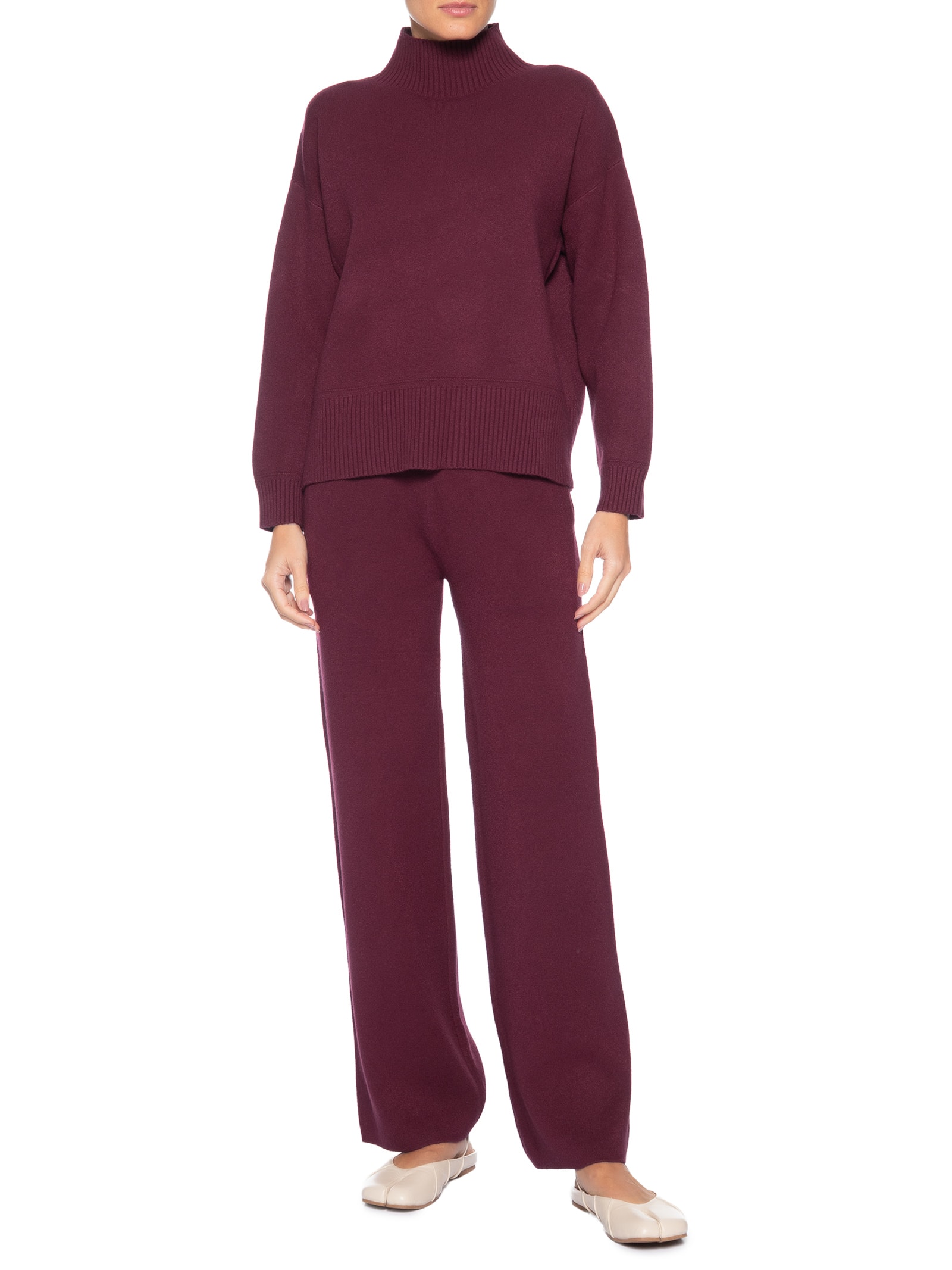 Conjunto Feminino em Tricot – Vermelho Market 33